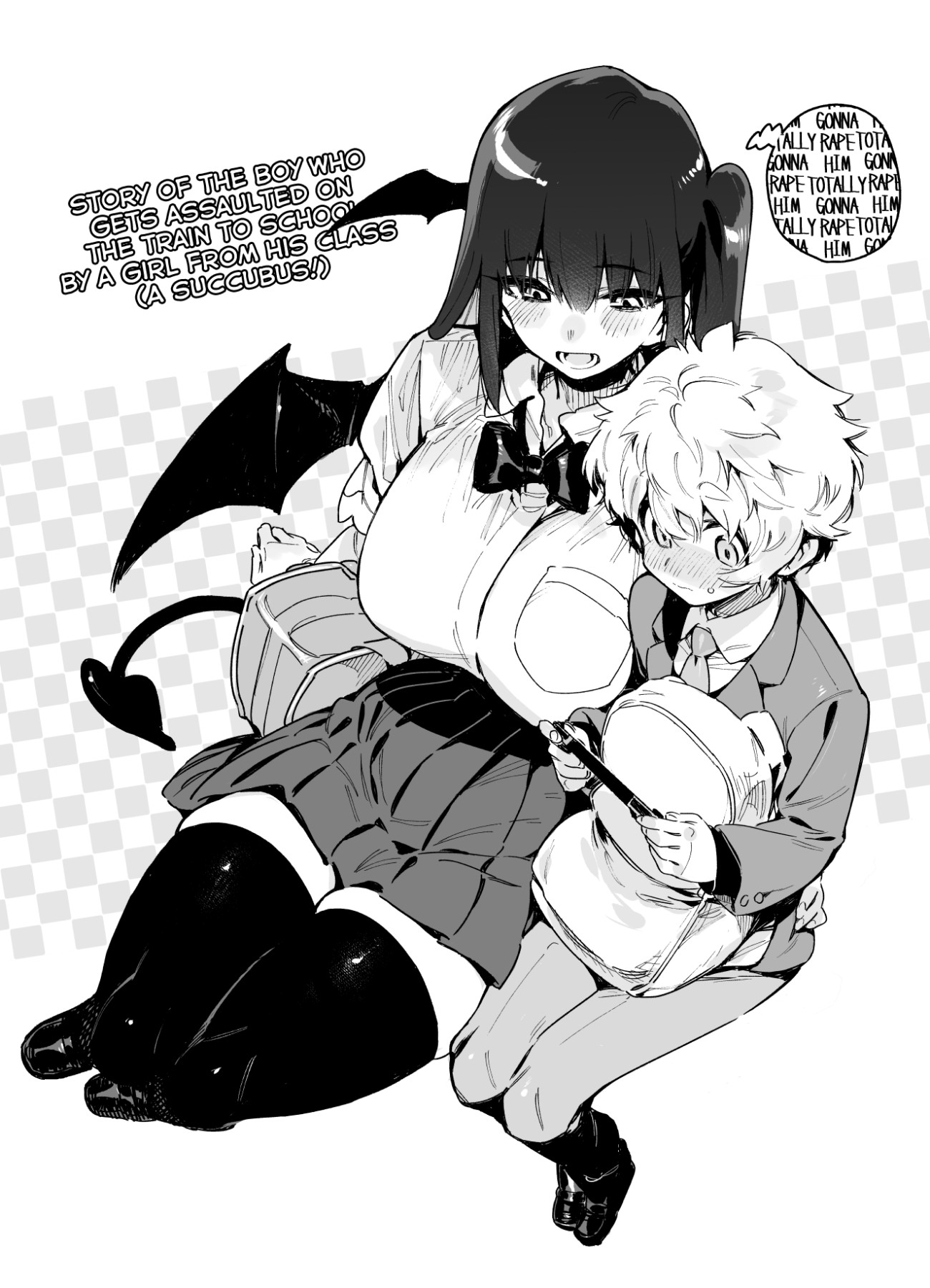 Hentai Manga Comic-Story of the Boy Who Gets Assaulted on the Train to School by a Girl from His Class-Read-2